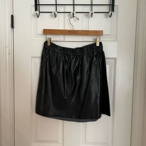Aritzia vegan leather skirt